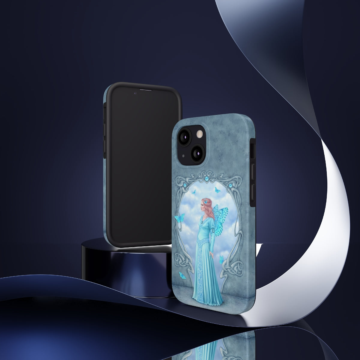 Tough Phone Case - Aquamarine Birthstone Fairy