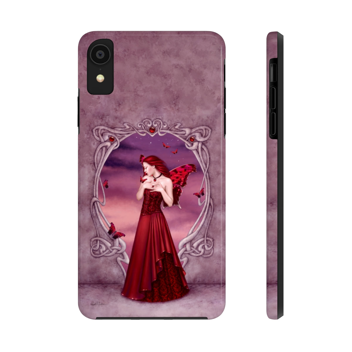 Tough Phone Case - Garnet Birthstone Fairy