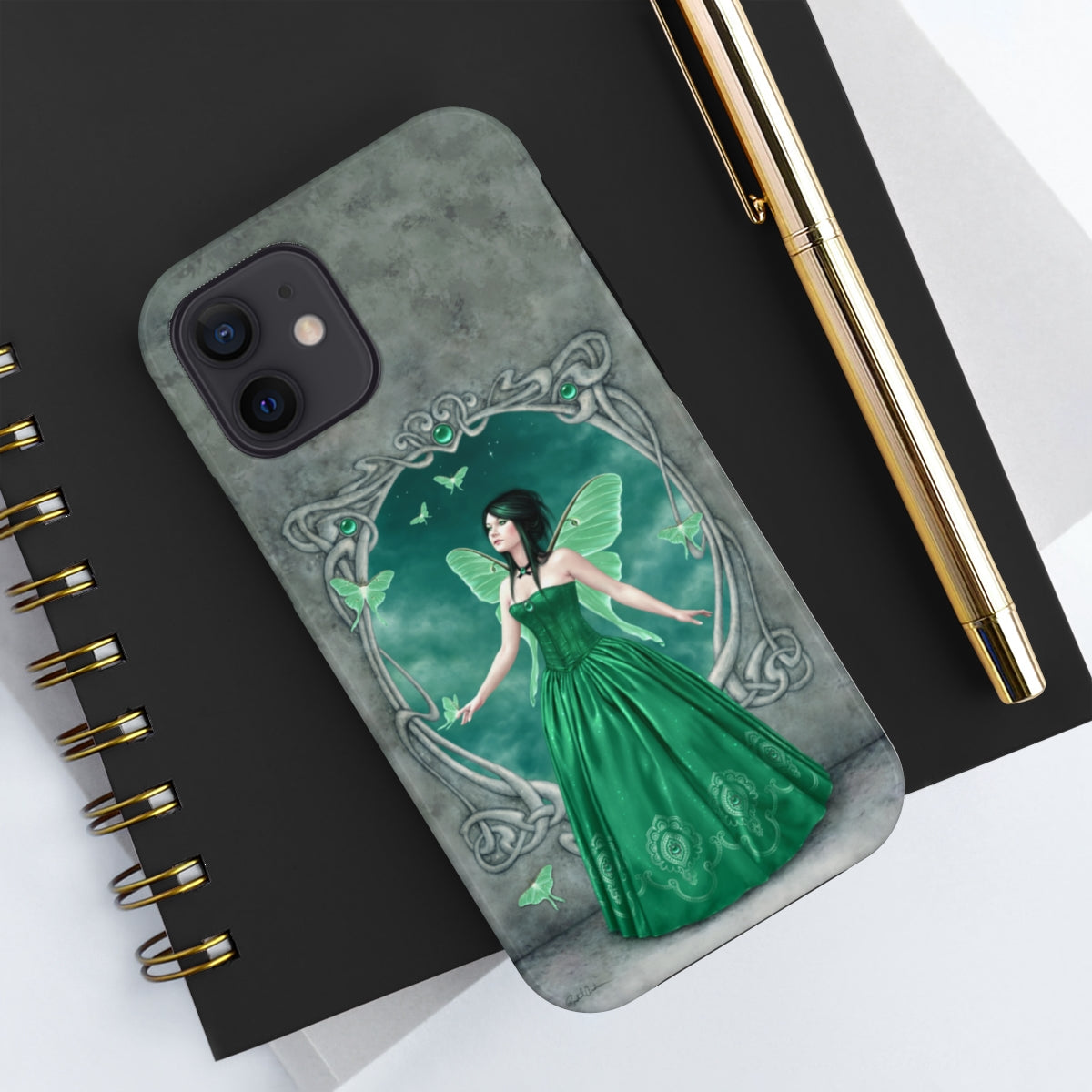 Tough Phone Case - Emerald Birthstone Fairy