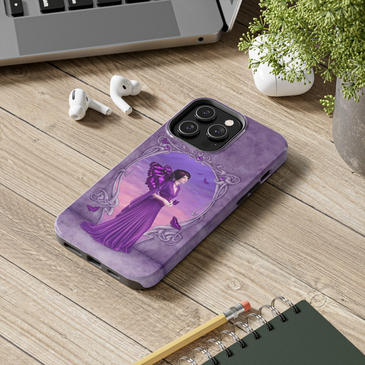 Tough Phone Case - Amethyst Birthstone Fairy