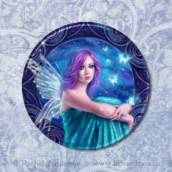 Astraea - Mirror Magnet & Button