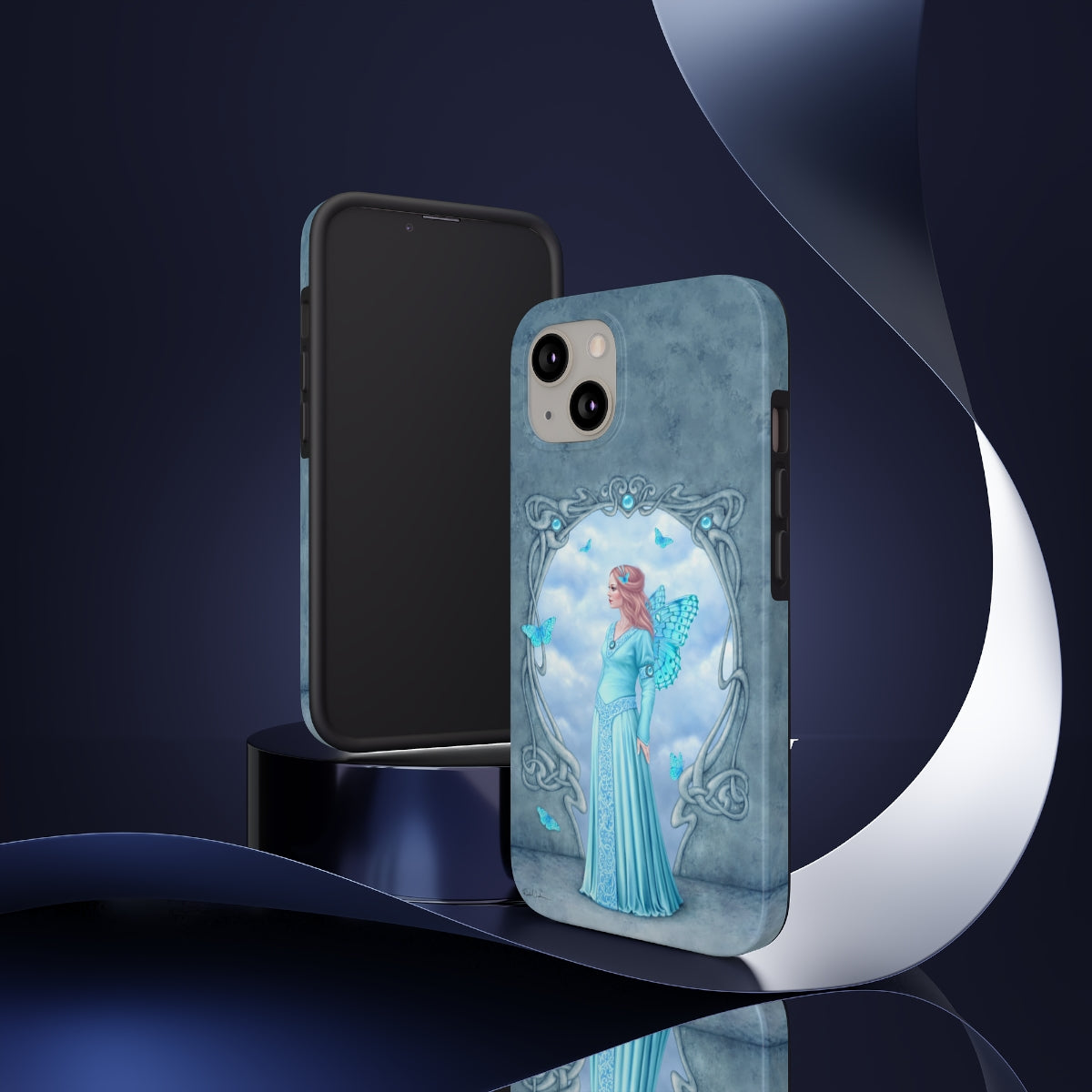 Tough Phone Case - Aquamarine Birthstone Fairy