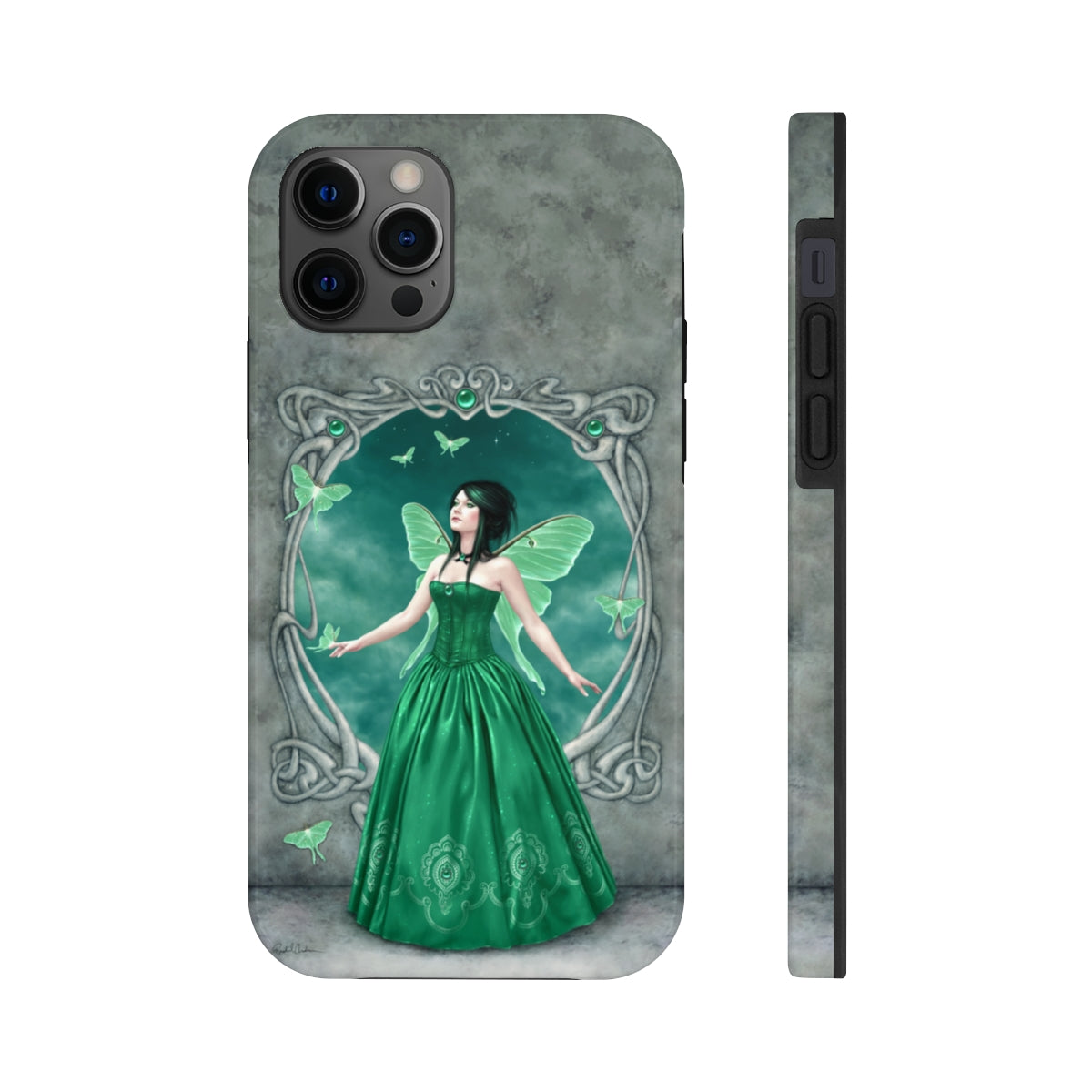 Tough Phone Case - Emerald Birthstone Fairy