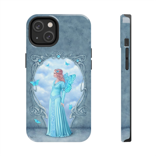 Tough Phone Case - Aquamarine Birthstone Fairy
