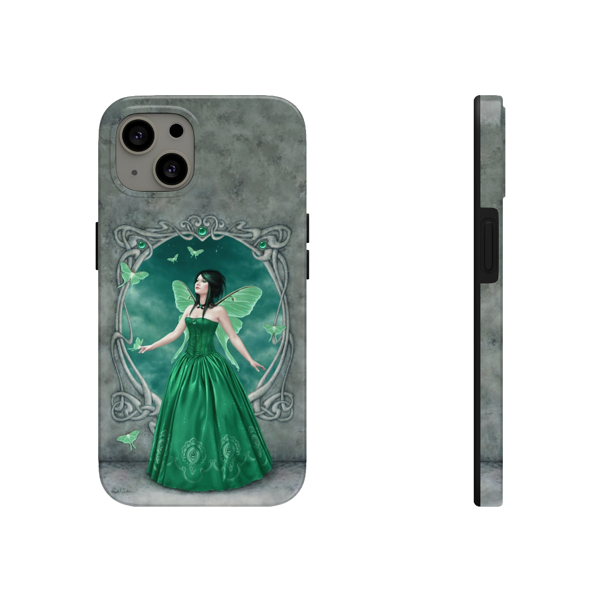 Tough Phone Case - Emerald Birthstone Fairy