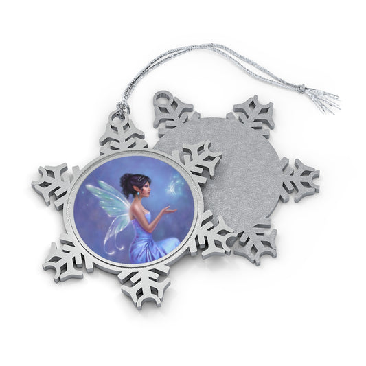 Snowflake Ornament - Opalite