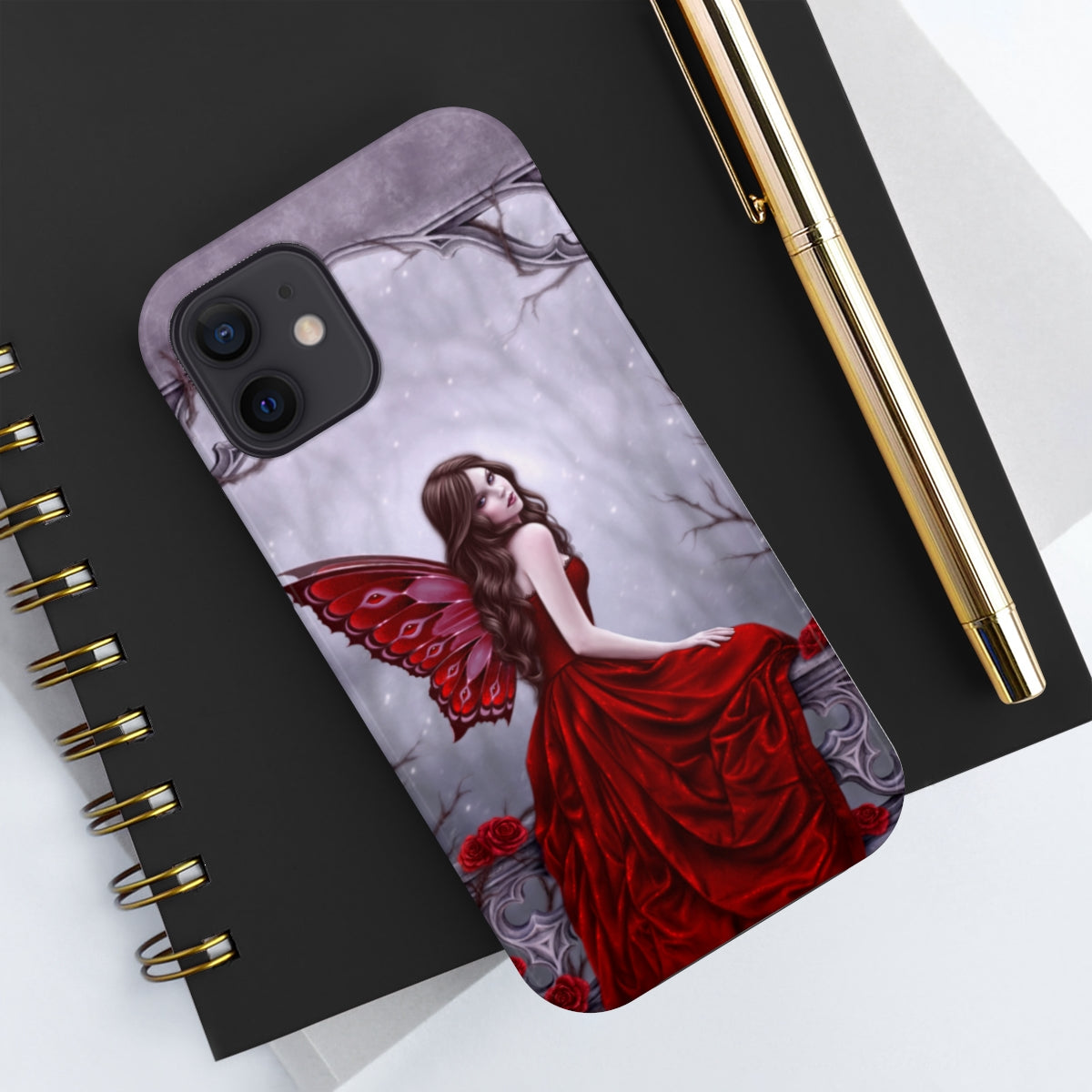 Tough Phone Case - Winter Rose