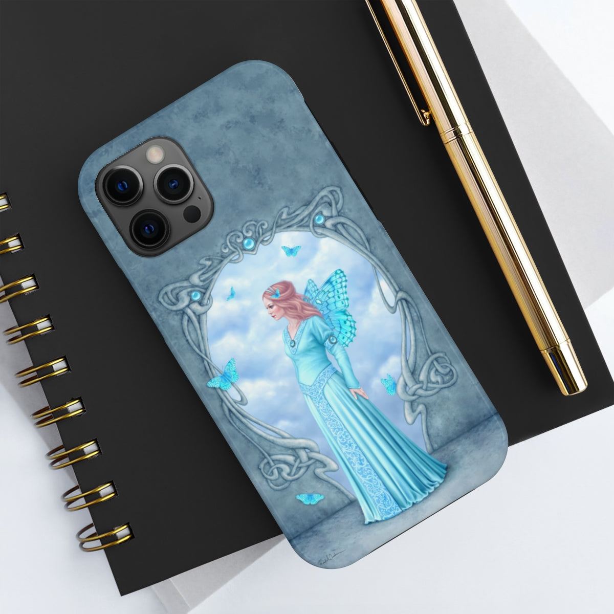 Tough Phone Case - Aquamarine Birthstone Fairy