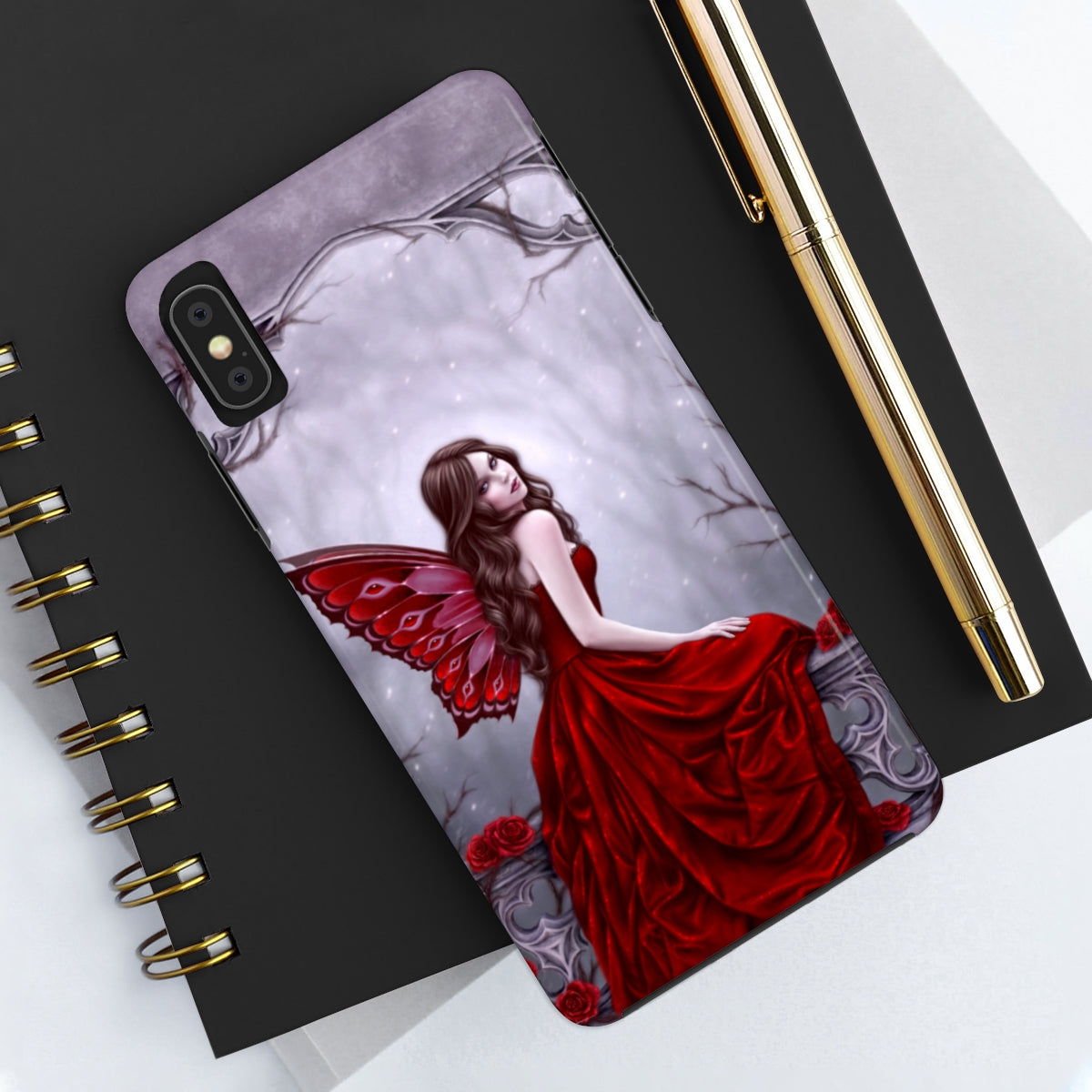 Tough Phone Case - Winter Rose