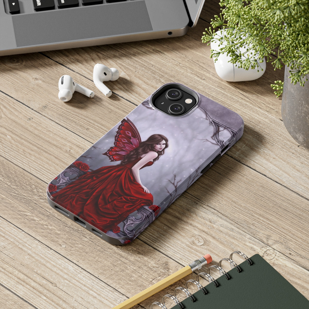 Tough Phone Case - Winter Rose