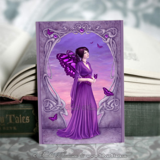Birthstones - Amethyst Fairy Mini Print