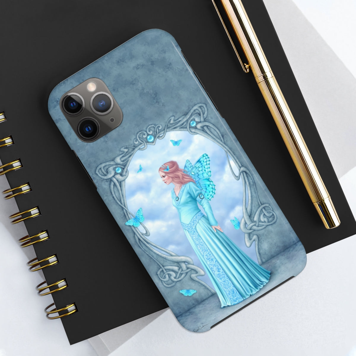 Tough Phone Case - Aquamarine Birthstone Fairy