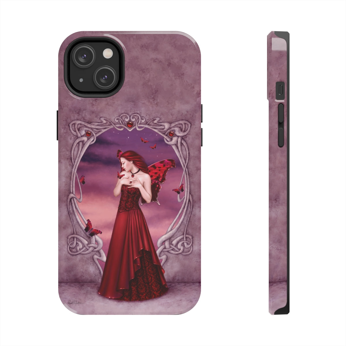 Tough Phone Case - Garnet Birthstone Fairy