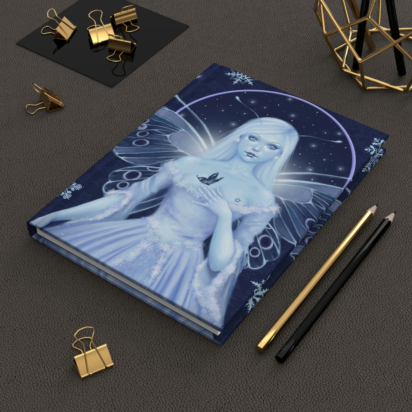 Hardcover Journal - Winter Fairy