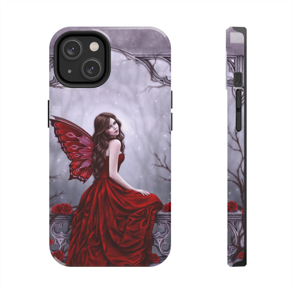 Tough Phone Case - Winter Rose