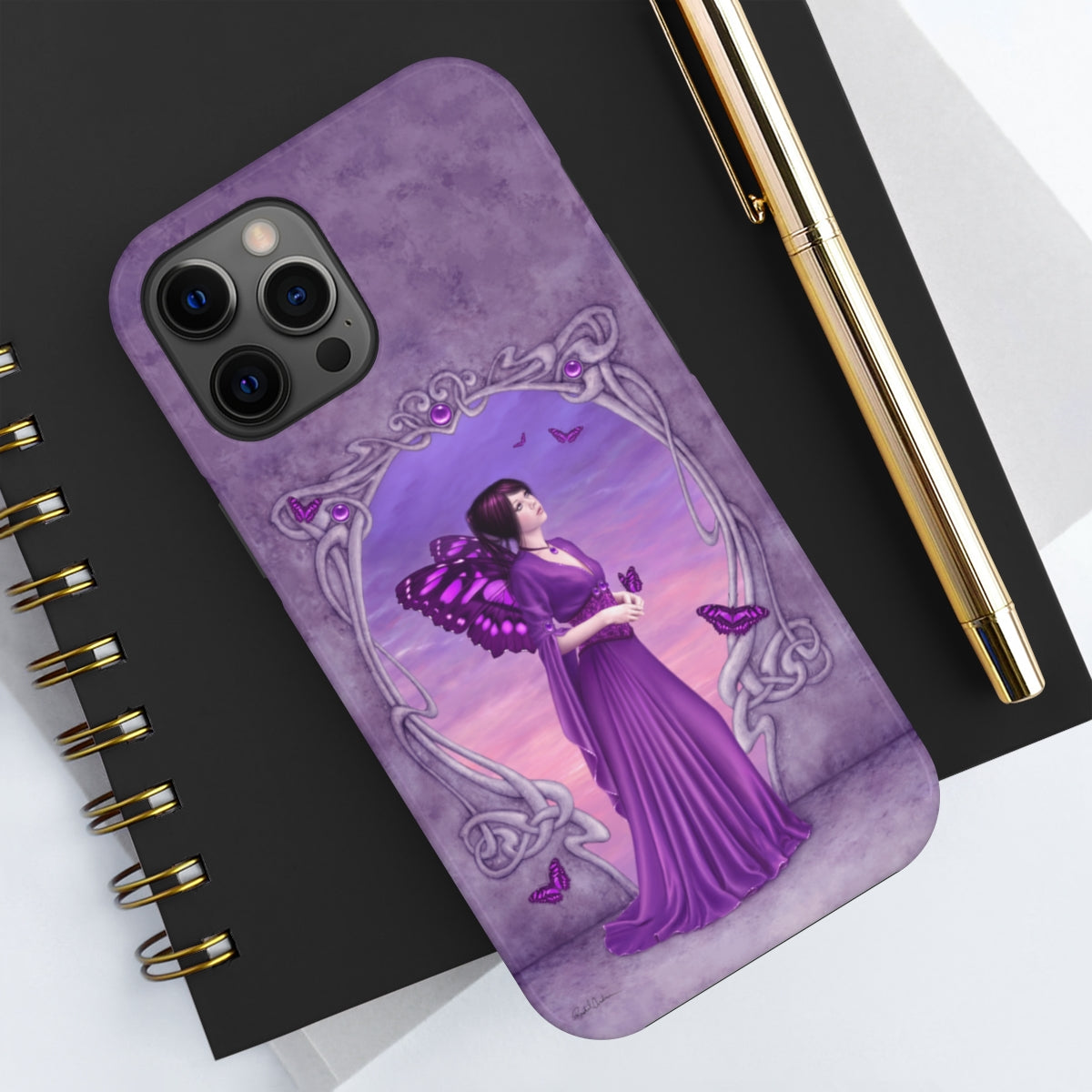 Tough Phone Case - Amethyst Birthstone Fairy