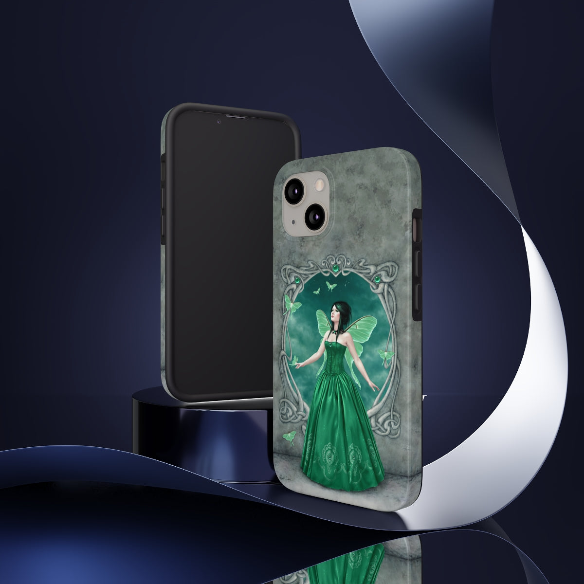 Tough Phone Case - Emerald Birthstone Fairy