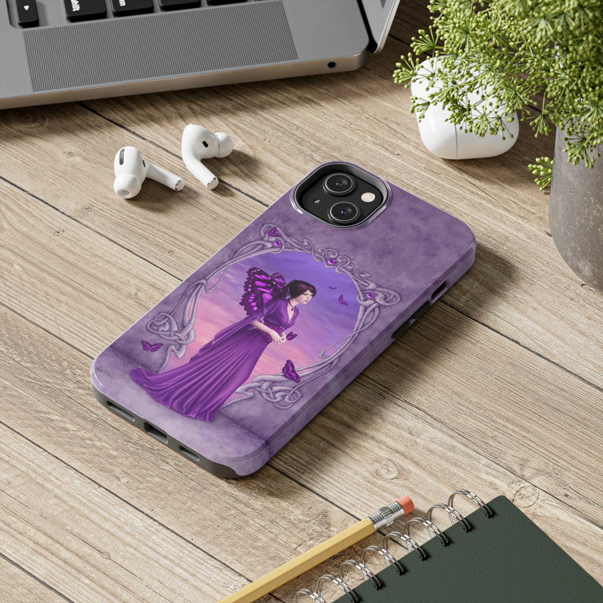 Tough Phone Case - Amethyst Birthstone Fairy
