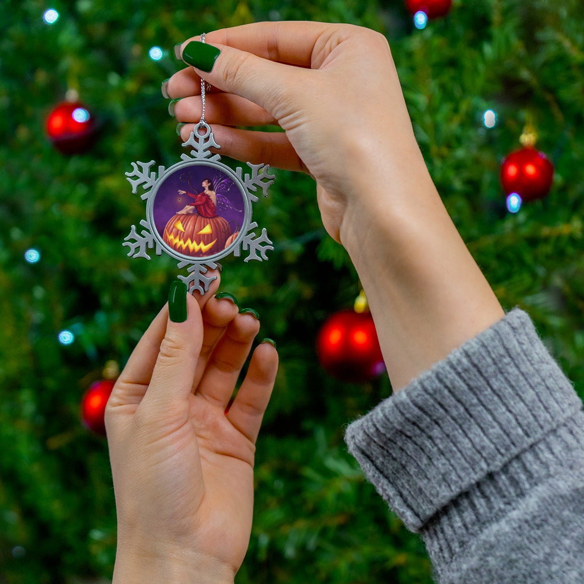 Snowflake Ornament - Pumpkin Pixie