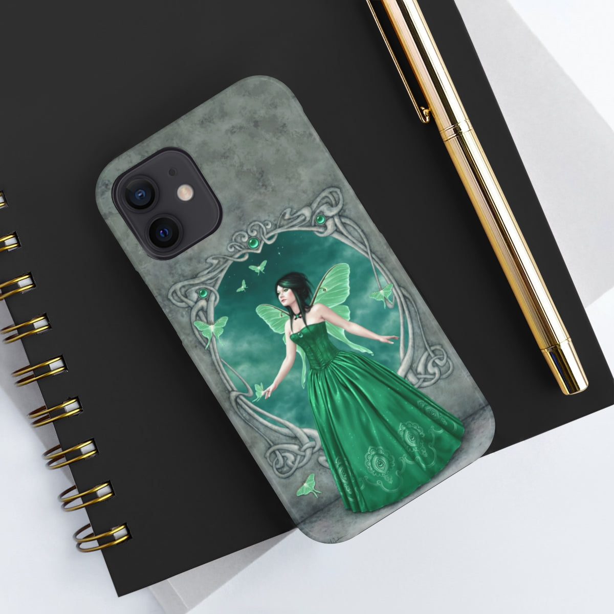 Tough Phone Case - Emerald Birthstone Fairy