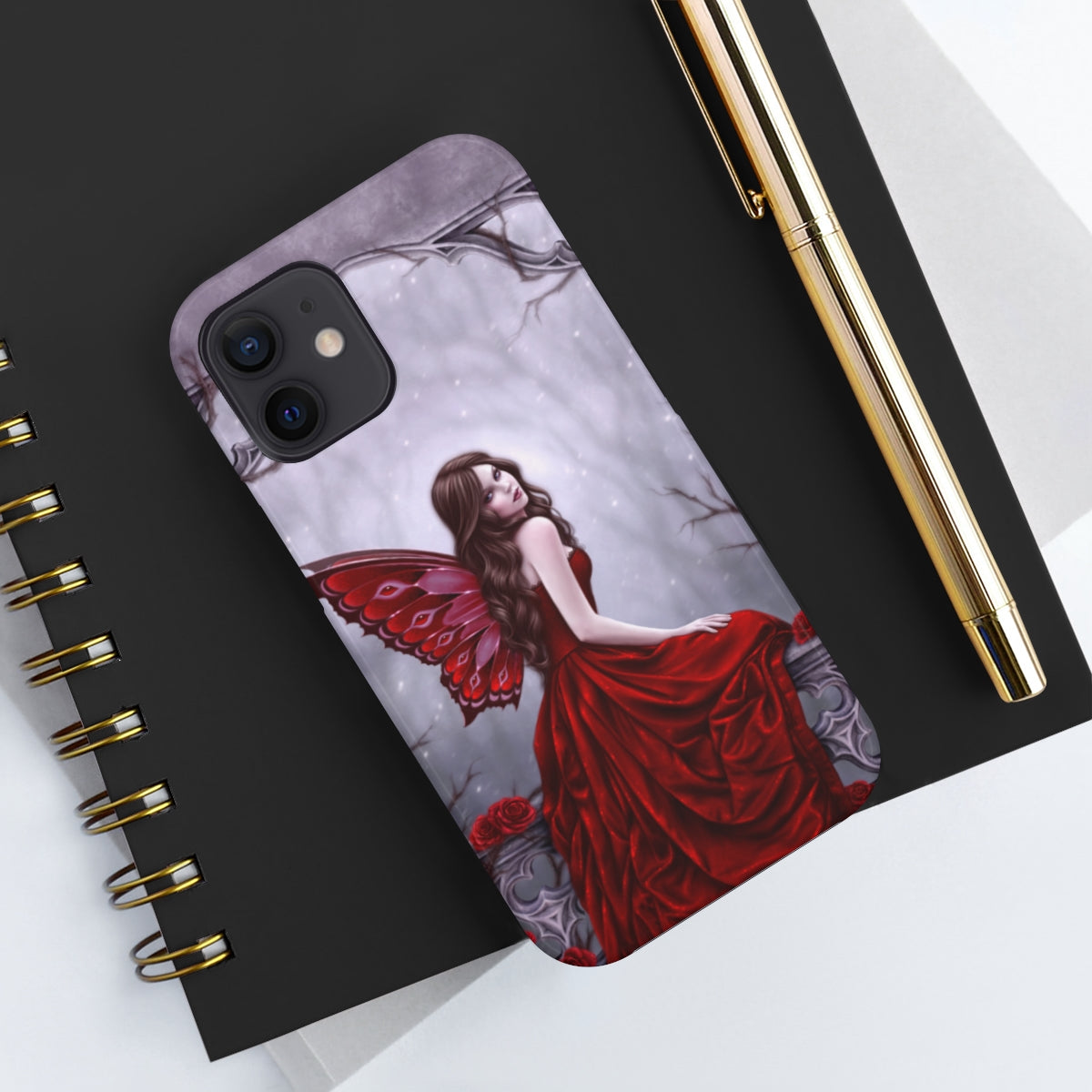 Tough Phone Case - Winter Rose