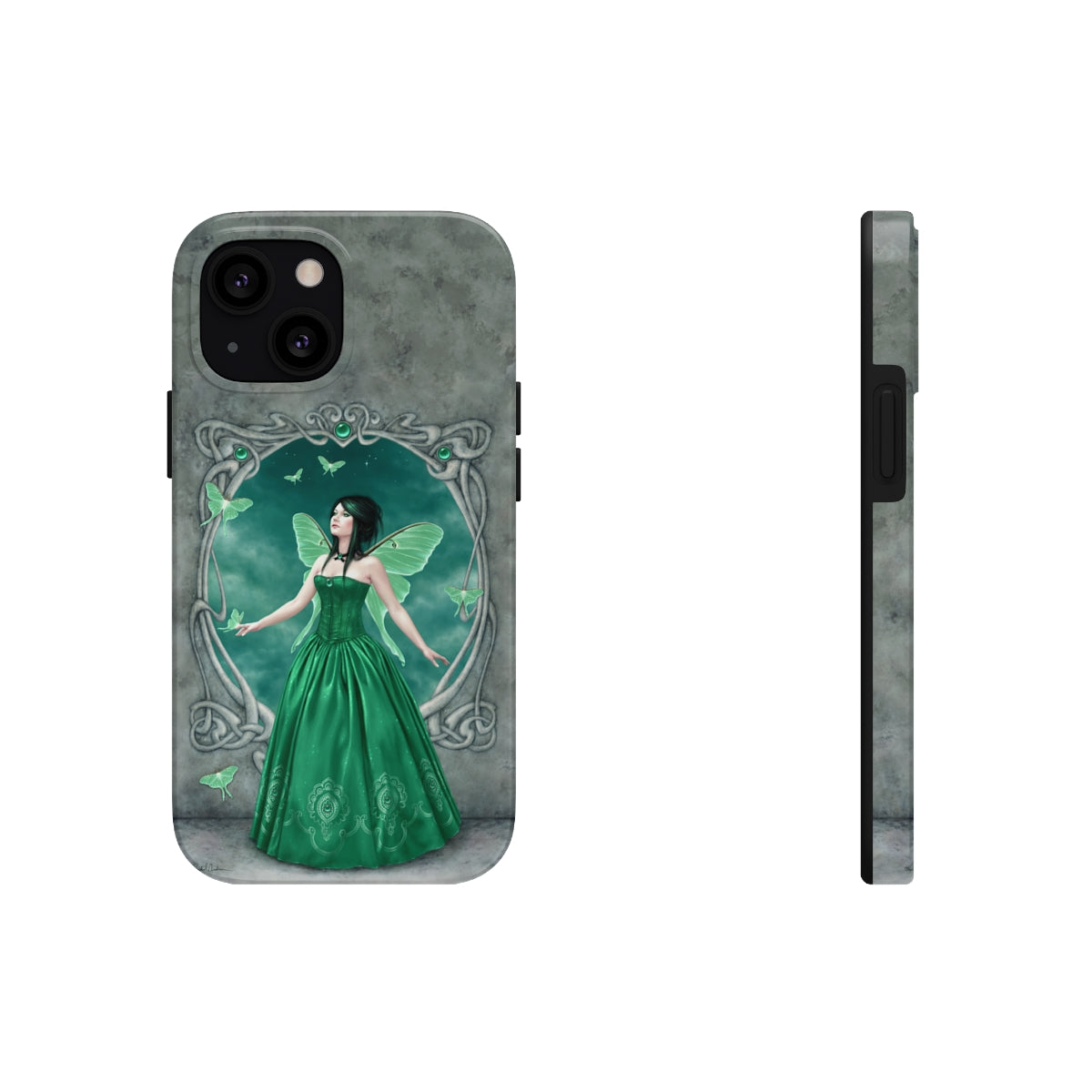 Tough Phone Case - Emerald Birthstone Fairy
