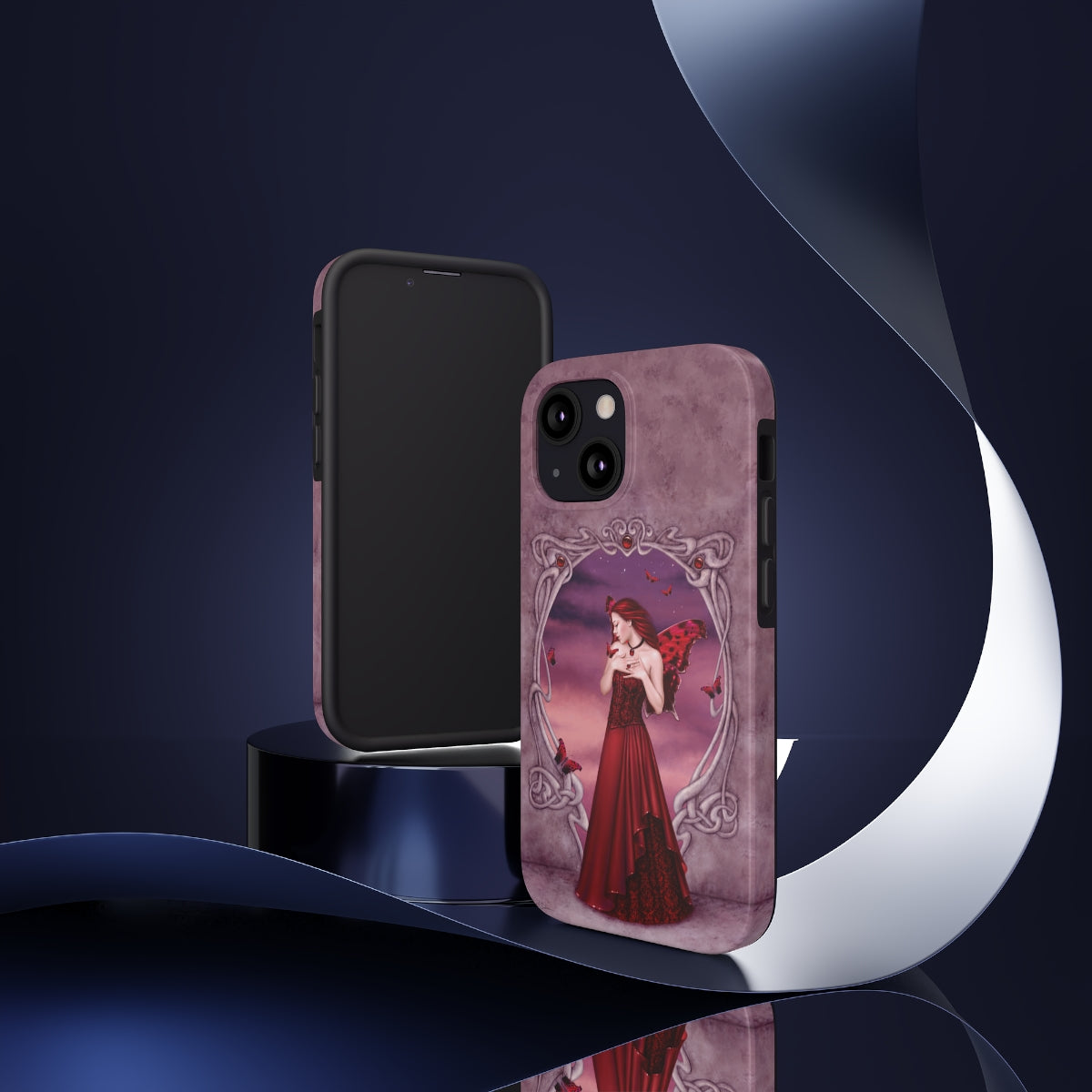 Tough Phone Case - Garnet Birthstone Fairy