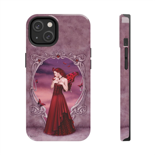Tough Phone Case - Garnet Birthstone Fairy