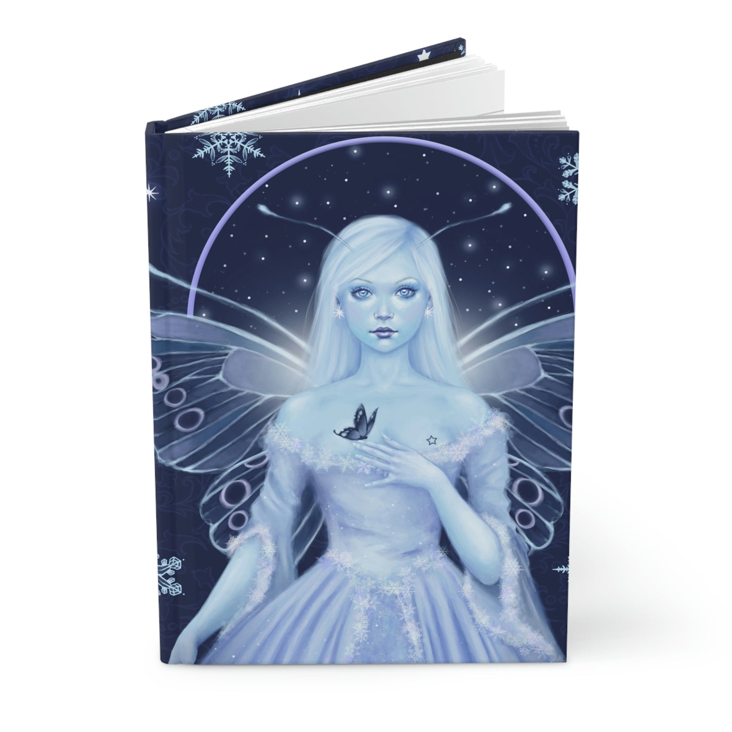 Hardcover Journal - Winter Fairy