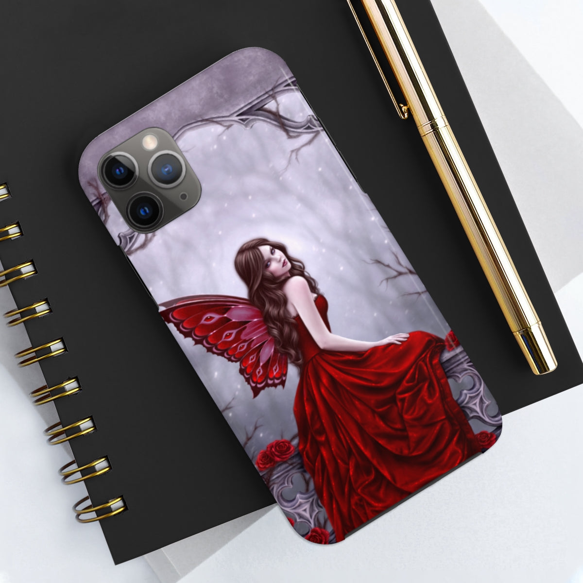 Tough Phone Case - Winter Rose