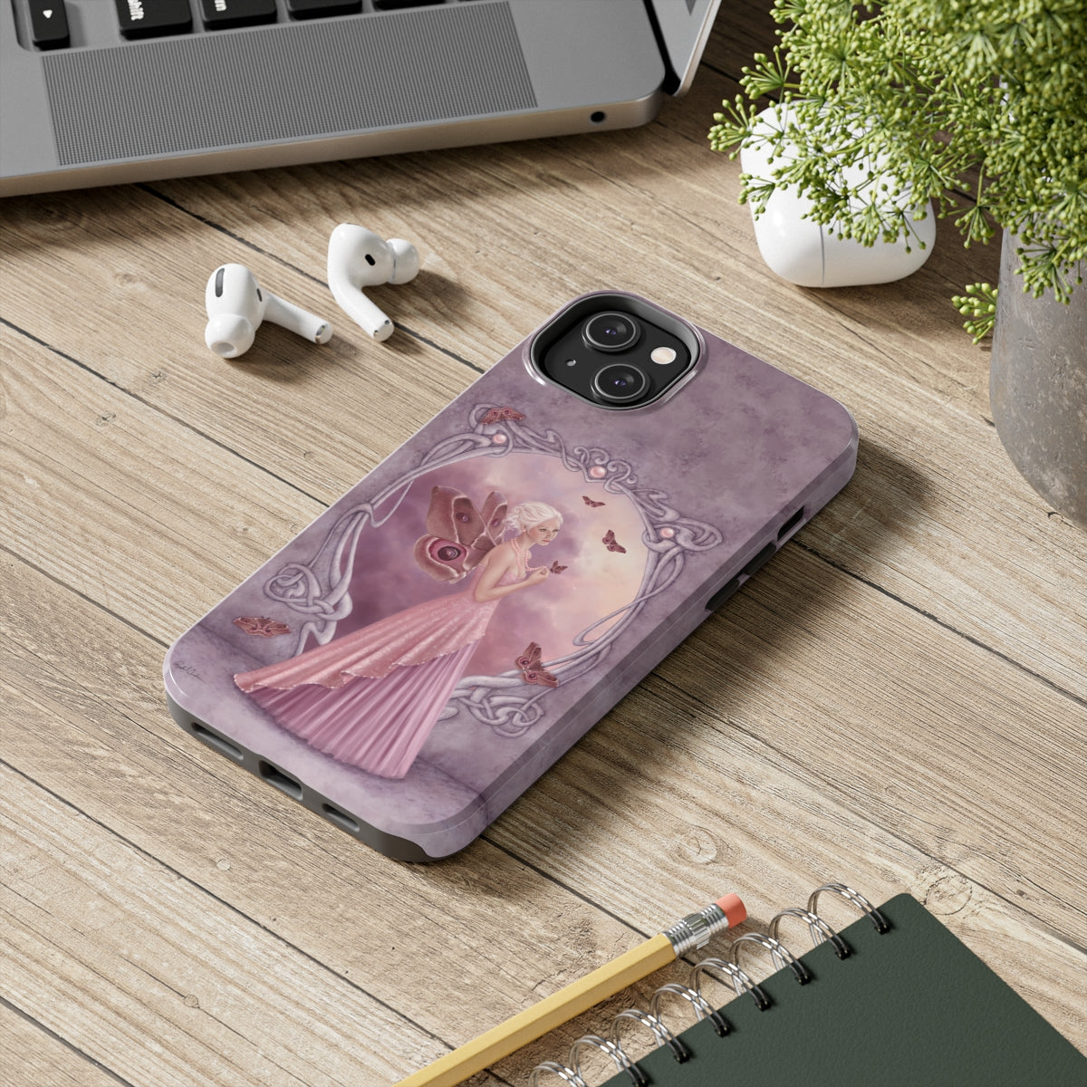 Tough Phone Case - Pearl Birthstone Fairy