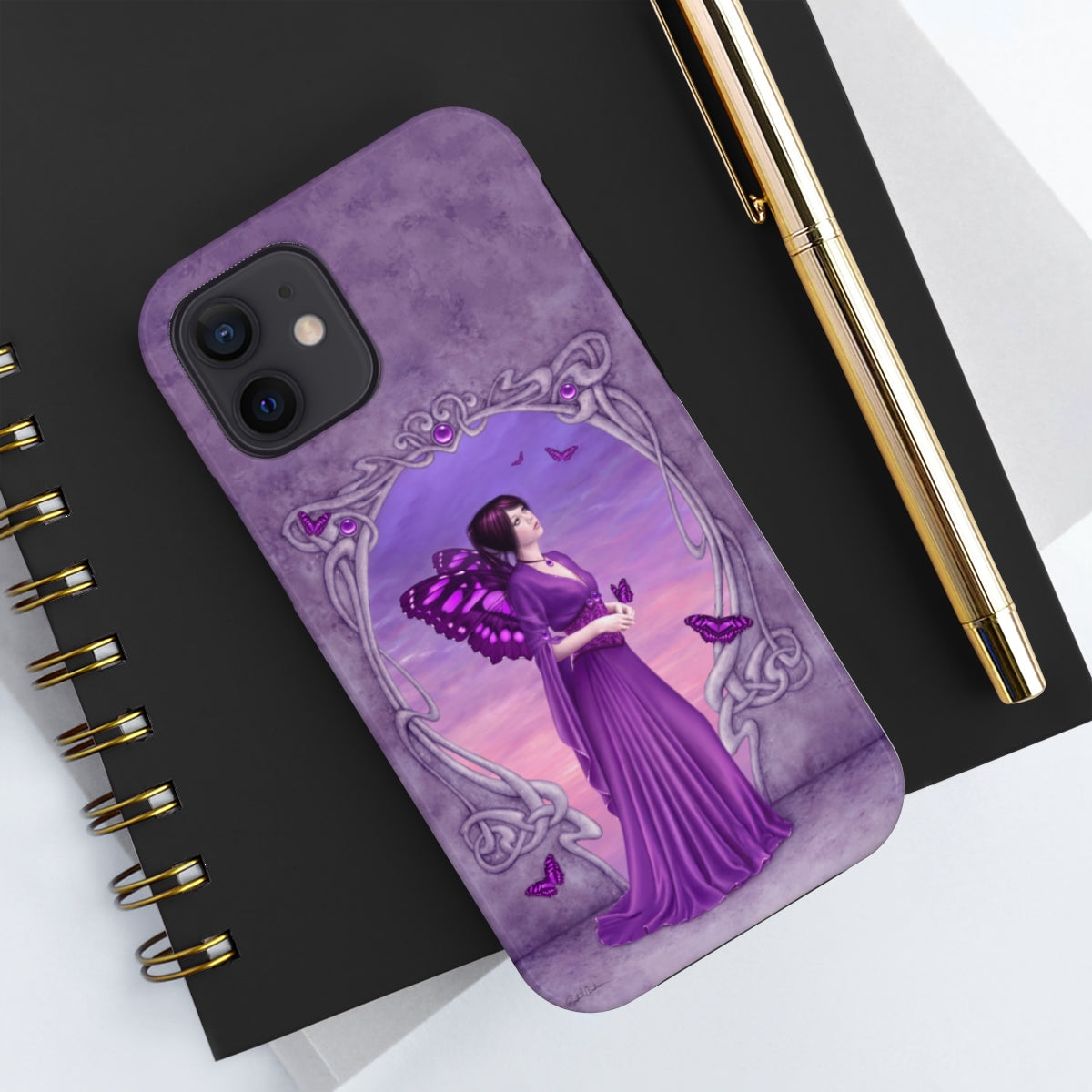 Tough Phone Case - Amethyst Birthstone Fairy