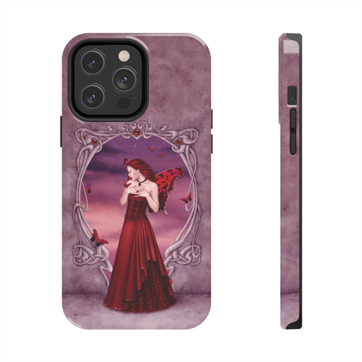 Tough Phone Case - Garnet Birthstone Fairy