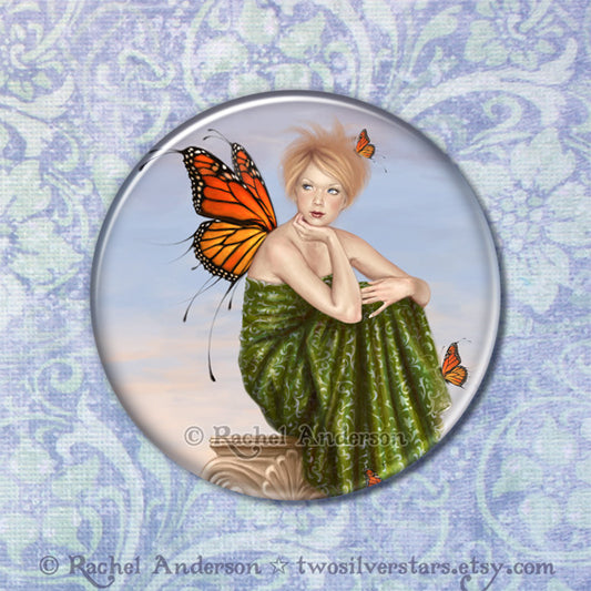 Sunrise - Mirror Magnet & Button