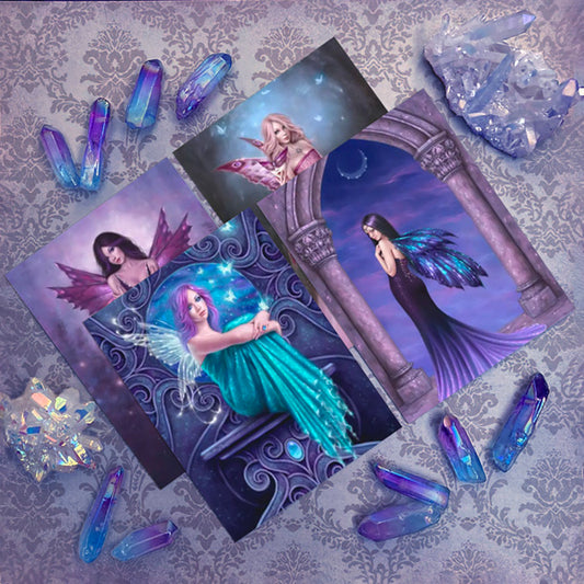 Gothic Fairies Set of 4 Postcards