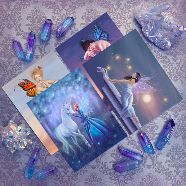 Fairies Set of 4 Postcards