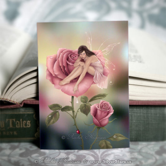 Rose Flower Fairy Mini Print