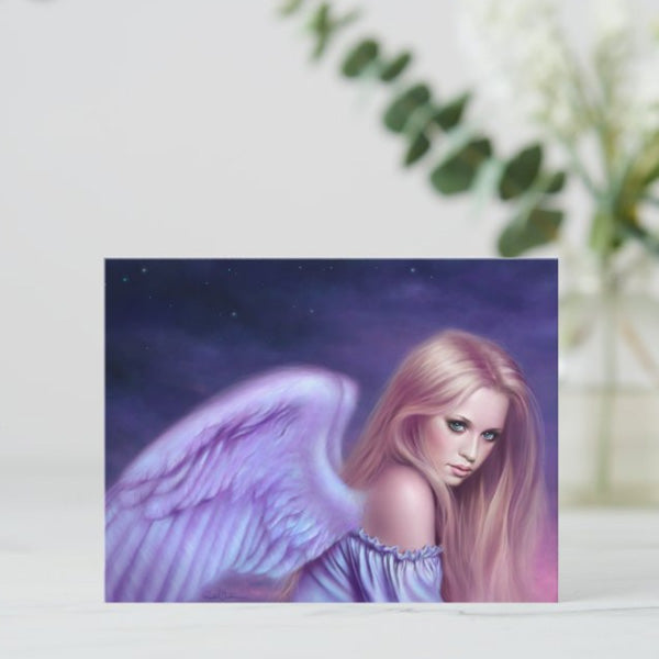 Cozy Winter Fairies Set of 4 Postcards