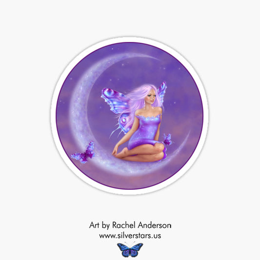 Lavender Moon Sticker