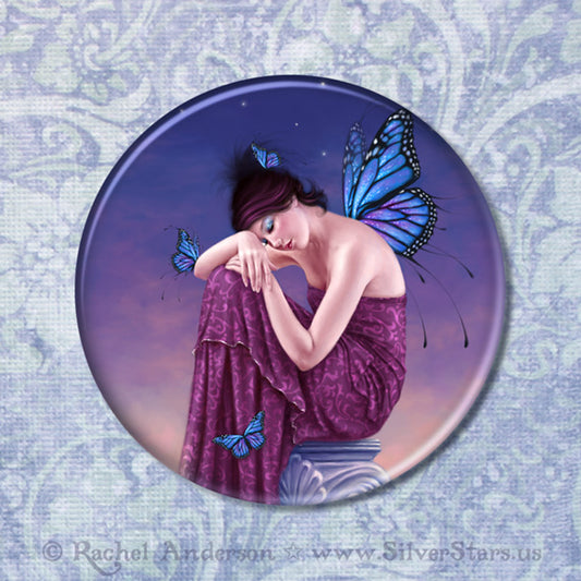 Sunset - Mirror Magnet & Button