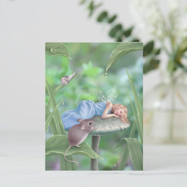 Miniature Fairies Set of 4 Postcards