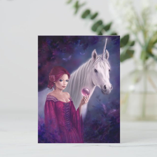 Unicorns & Dragons Set of 4 Postcards