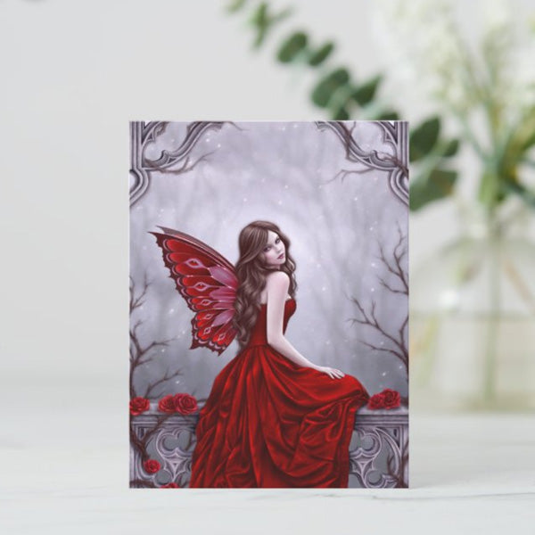 Cozy Winter Fairies Set of 4 Postcards