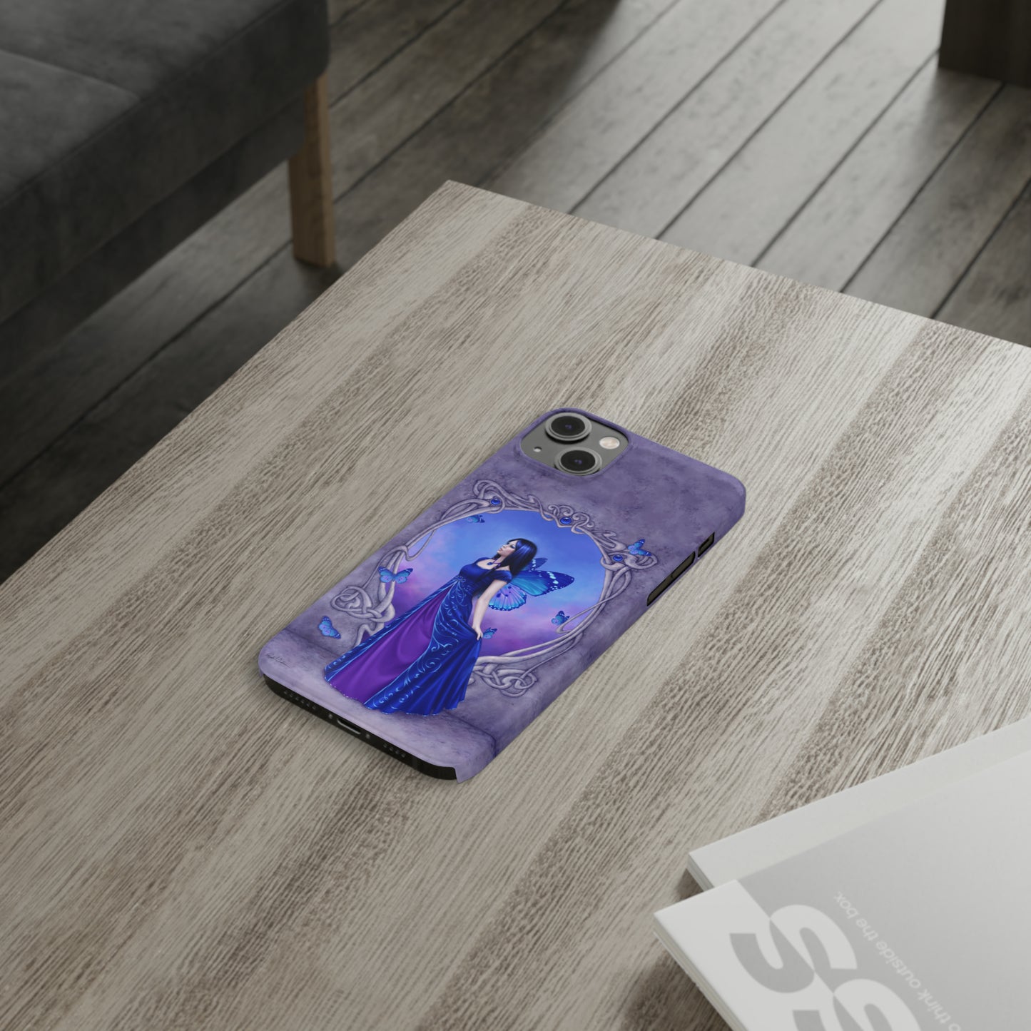 Phone Case - Sapphire Birthstone Fairy