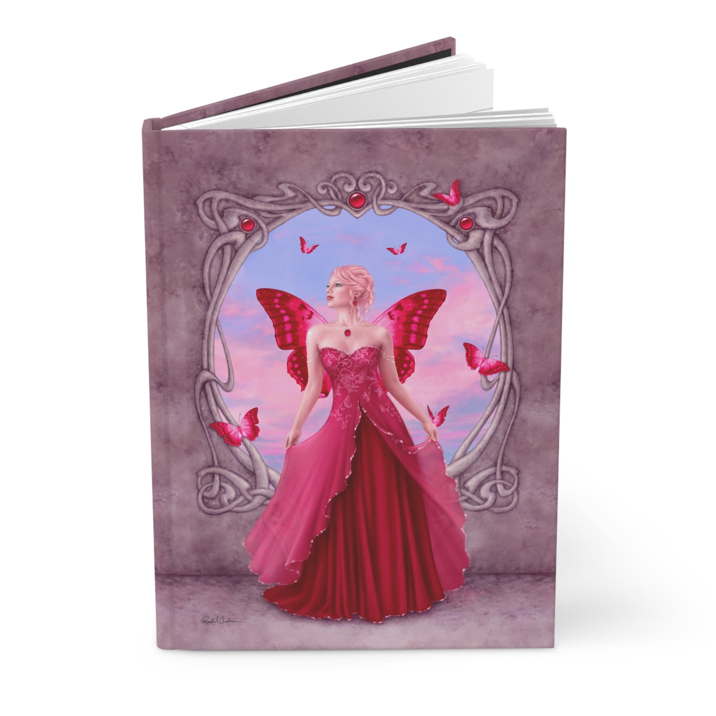 Hardcover Journal - Birthstones - Ruby