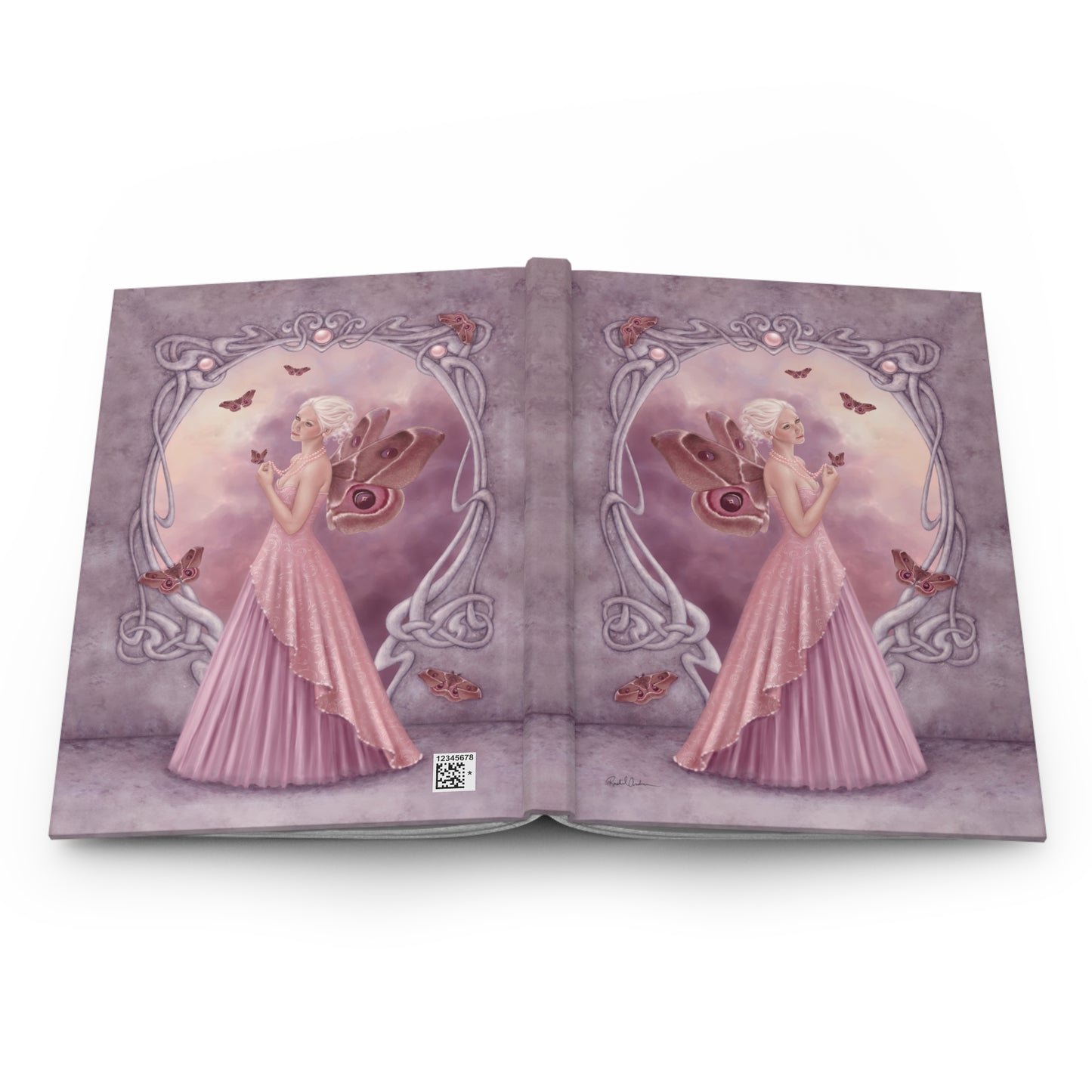Hardcover Journal - Birthstones - Pearl