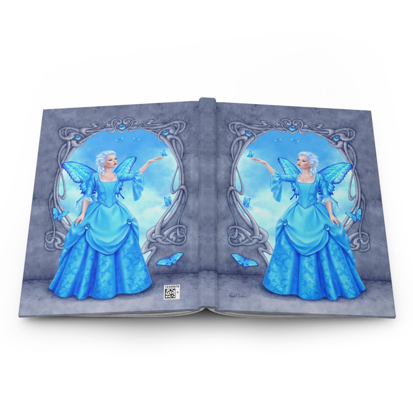 Hardcover Journal - Birthstones - Blue Topaz