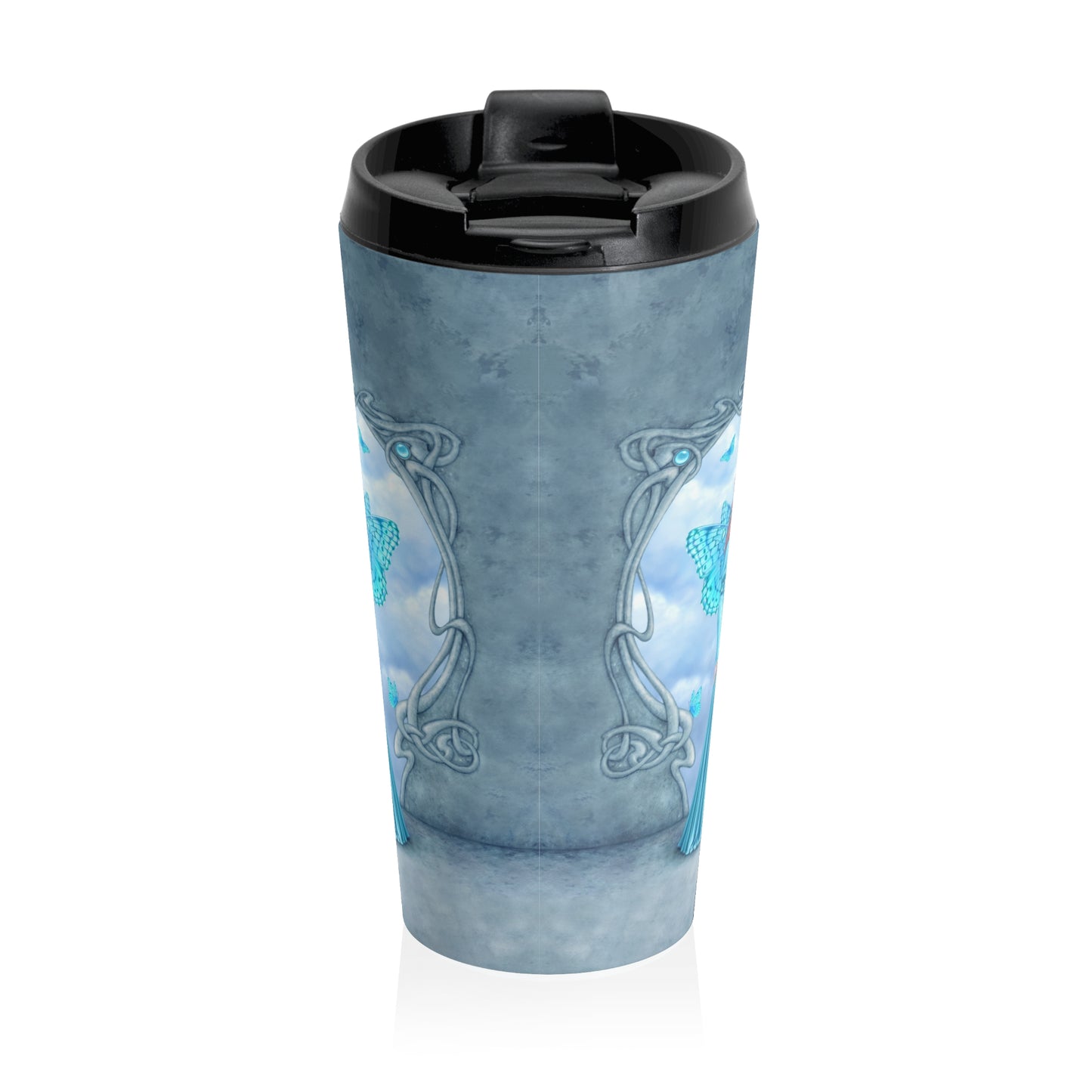 Travel Mug - Birthstones - Aquamarine