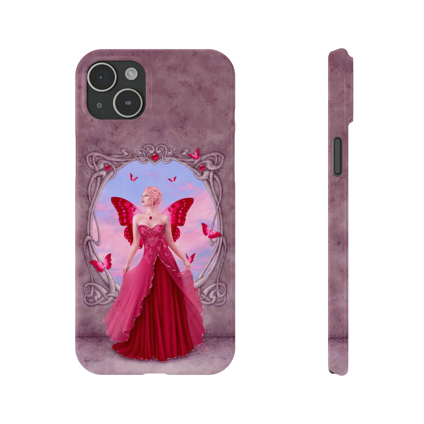 Phone Case - Ruby Birthstone Fairy