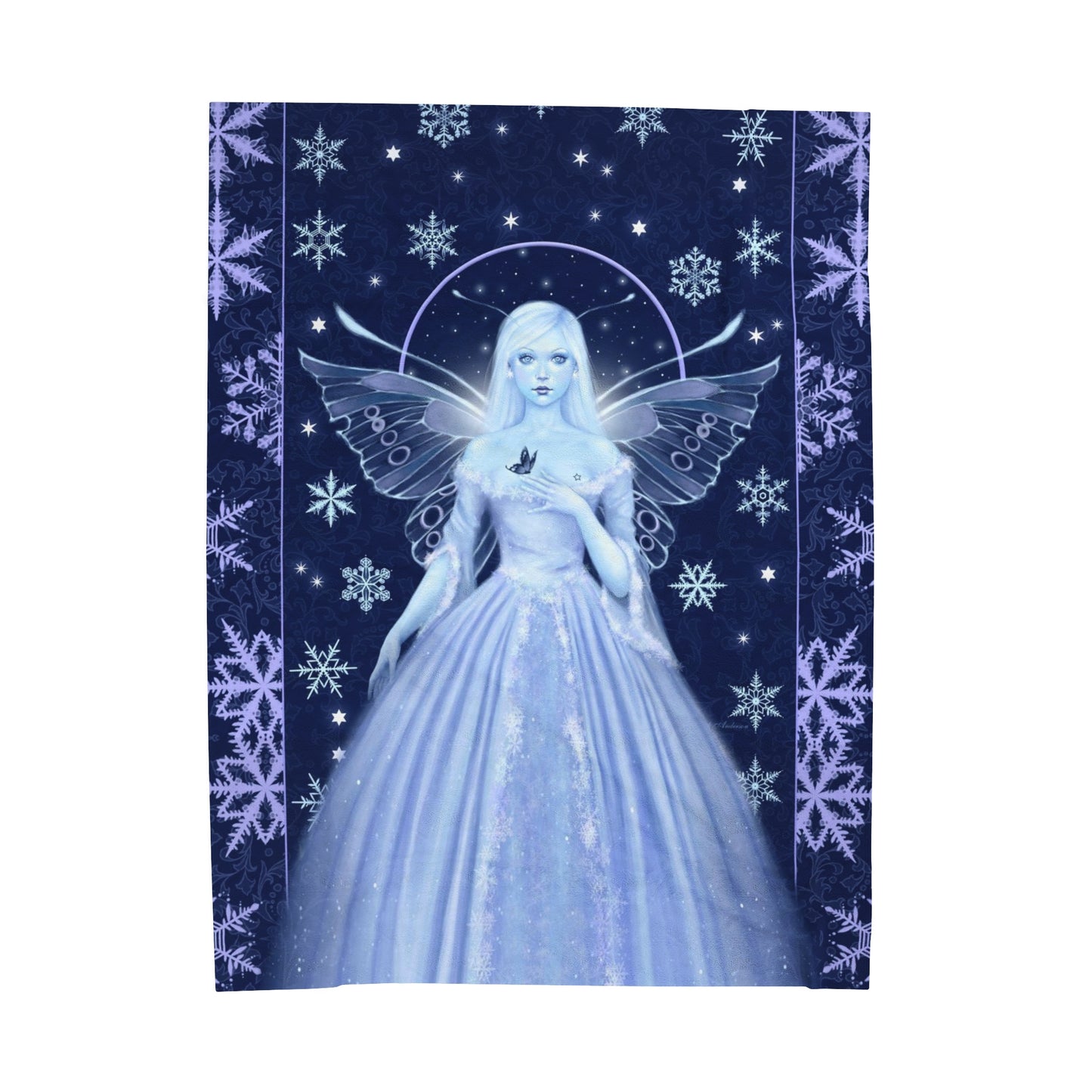 Velveteen Plush Blanket - Snow Fairy
